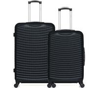 hero - lot de 2 - valise grand format et valise weekend etna - noir noir G