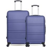 hero - lot de 2 - valise grand format et valise weekend utah - marine marine G