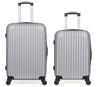 hero - lot de 2 - valise weekend et valise cabine carpates - gris gris G