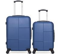 hero - lot de 2 - valise weekend et valise cabine coronado - marine marine G