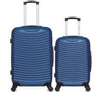 hero - lot de 2 - valise weekend et valise cabine etna - marine marine G