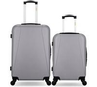 hero - lot de 2 - valise weekend et valise cabine lanzarote - gris gris G