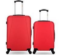 Lot de 2 - Valise weekend et valise cabine LANZAROTE - rouge - HERO