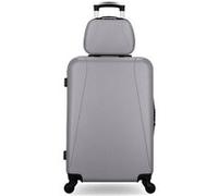 hero - lot de 2 - valise weekend et vanity lanzarote - gris gris G