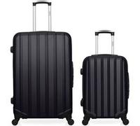 hero - lot de 2 - valises grand format et cabine himalaya - noir noir G