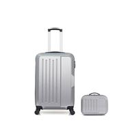 HERO - LOT DE 2 - Valises weekend et vanity VESUVIO GRIS