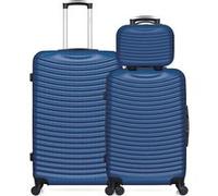 hero - lot de 3 - valise grand format, valise weekend et vanity etna - marine marine G
