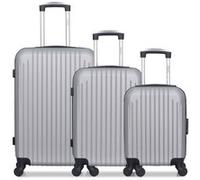 hero - lot de 3 - valise weekend, valise cabine et valise cabine xxs carpates - gris gris G