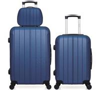 hero - lot de 3 - valise weekend, valise cabine et vanity fogo - marine marine G
