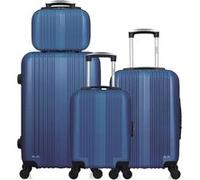 hero - lot de 4 - valise weekend, valise cabine, valise cabine xxs et vanity lipari - marine marine G
