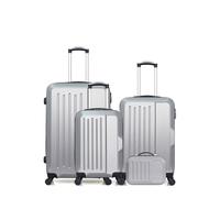 HERO - LOT DE 4 - Valises grand format, weekend, cabine et vanity VESUVIO GRIS