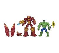 Hero Mashers - B1916eu40 - Figurine Cinéma - Marvel Iron Man Mk 44 Vs Hulk