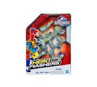 Hero Mashers - Figurine Jurassic World Velociraptor Gris - Dinosaures - Hasbro Dino