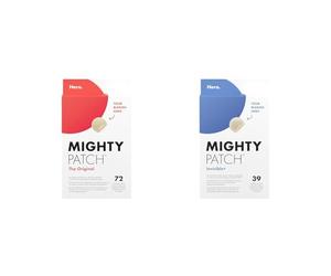Hero - Mighty Patch - anti-acné - hydrocolloïdes- Absorbe les impuretés du bouton en 6 à 8 heures - boîte de 36 patchs originaux nuit & 39 patchs invisible+ jour