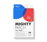 Hero - Mighty Patch Day + Night - Patch Hero anti-acné - Hydrocolloïde - Absorbe les impuretés du bouton dès 6 heures le jour comme la nuit - Boîte de 24 patchs
