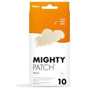 Hero Mighty Patch Nose: Patch anti-acné à l'Hydrocolloïde qui absorbe les impuretés des pores et des boutons sur le nez dès 6 heures, boîte de 10 patchs.