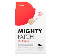 Hero Cosmetics Mighty Patch Original - Patch Bouton Nuit - Résultats en 6H - Technologie Hydrocolloïde - Absorbe les Impuretés & Réduit les Boutons - Format 36 Patchs