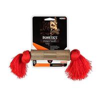 Hero - Os pour chien Bonetics - Os pour chiot - Conçu pour les chiens de très grande taille jusqu'à 34 kg - Rouge (saveur bacon)