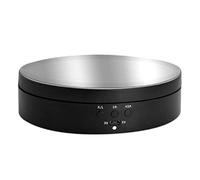 hero-s Affichage rotatif électrique à 3 vitesses pour afficher des bijoux, support de montre, miroir, plateau tournant, support de bijoux, plate-forme rotative d'alimentation USB