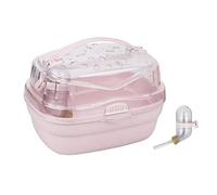 hero-s Caisse de transport pour hamster, cage portable, cage de transport pour petits animaux, avec bouteille d'eau, sac de transport pour cochon d'inde