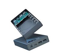 Hero-s Coque de batterie 5 x 18650 avec écran LCD amovible, boîtier externe sans batterie, protecteur de batterie externe, résistant à l'usure et durable