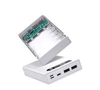 Hero-s DIY 5x18650 Coque de batterie externe avec écran LCD détachable Boîtier externe sans batterie Protection de batterie Résistant à l'usure et durable