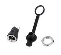 hero-s Prise jack femelle 5,5 mm x 2,5 mm pour prise jack d'alimentation étanche Montage sur panneau femelle Connecteur de montage Prise d'alimentation Jack 5,5 x 2,5 mm