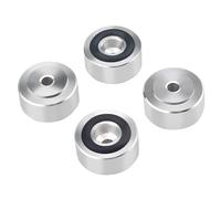 hero-s Supports d'absorption des vibrations réglables en aluminium pour haut-parleur, système HiFi, haut-parleurs, amplificateur, pieds de base