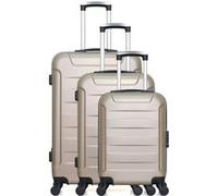 hero - set de 3 abs elbe-a 70 cm 4 roues - beige beige G