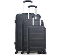 hero - set de 3 abs elbe-a 70 cm 4 roues - noir noir G