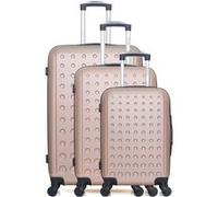 hero - set de 3 abs taurus 4 roues - rose dore rose dore G