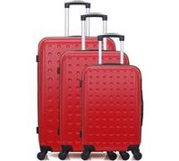 hero - set de 3 abs taurus 4 roues - rouge rouge