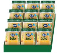 Hero Solo BIO - Petits Pots Poire Banane Carotte Biologique 100% d'Origine naturelle, Sans Gluten, Sans Oeufs, Sans Lactose - pour Bébés Dès 4 Mois - Lot de 12 x 120 g