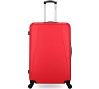 HERO - Valise Grand Format ABS LANZAROTE 75 cm 4 Roues Rouge