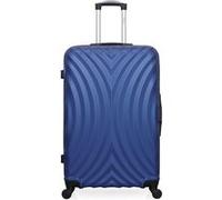 HERO - Valise Grand Format ABS LAGOS 75 cm 4 Roues Bleu