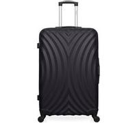 HERO - Valise Grand Format ABS LAGOS 75 cm 4 Roues Noir