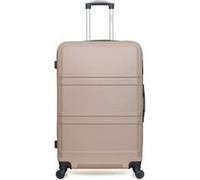 HERO - Valise Grand Format ABS UTAH 75 cm 4 Roues Beige