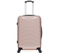 hero - valise weekend abs etna 65 cm 4 roues - rose dore rose dore G