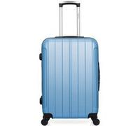 hero - valise weekend abs fogo 65 cm 4 roues - bleu dore bleu dore