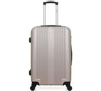 hero - valise weekend abs lipari 65 cm 4 roues - beige beige