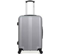 hero - valise weekend abs lipari 65 cm 4 roues - gris gris