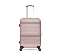 hero - valise weekend abs renoso 65 cm 4 roues - rose dore rose dore