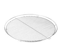 HeRo24 Grille de cuisson chromée ronde de 70 cm à suspendre pour barbecue suspendu et trépied anneau extérieur de 6 mm - Barres d'environ 4 mm - Grille ronde stable pour brasero de jardin et camping.