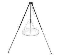 HeRo24 Trépied pour barbecue suspendu - Barbecue pivotant sans grille de cuisson T-180