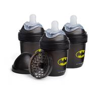 Herobility DC Double Anti-Colic Baby Bottles - 3-pack (Batman, 5 fl oz/140ml)