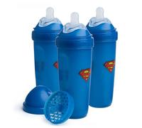 Herobility DC Double Anti-Colic Baby Bottles - 3-pack (Superman, 12 fl oz/340ml)