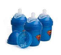 Herobility DC Double Anti-Colic Baby Bottles - 3-pack (Superman, 5 fl oz/140ml)