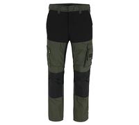 Herock Pantalon De Travail Multipoches Hector Dark Kaki/Noir