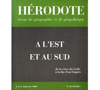 Herodote n58 n59 a l est et au sud