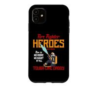 Heroes are Born Tough Like Daddy Proud Firefighters for Dad Coque pour iPhone 11